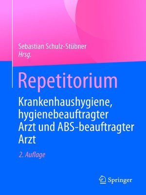 cover image of Repetitorium Krankenhaushygiene, hygienebeauftragter Arzt und ABS-beauftragter Arzt